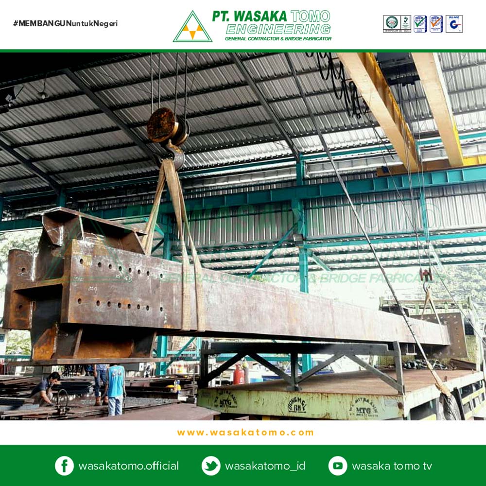 Bangunan Rangka Baja, Proses Loading Pengiriman Material ke Site | Warehouse New Cake Powder Silo | Tangerang | Kontraktor Bangunan Rangka | Fabrikator Bangunan Rangka Baja