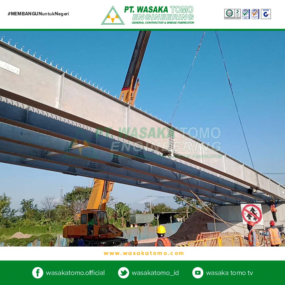 Jembatan Rangka Baja, Fly Over DK 139 - Kereta Cepat Bandung Jakarta | Kontraktor Jembatan | Fabrikator Jembatan Baja
